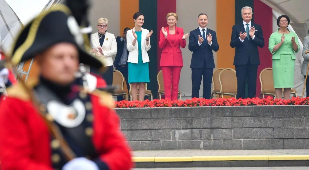 "Solidarność jest gwarancją naszego bezpieczeństwa". Andrzej Duda o współpracy z Litwą