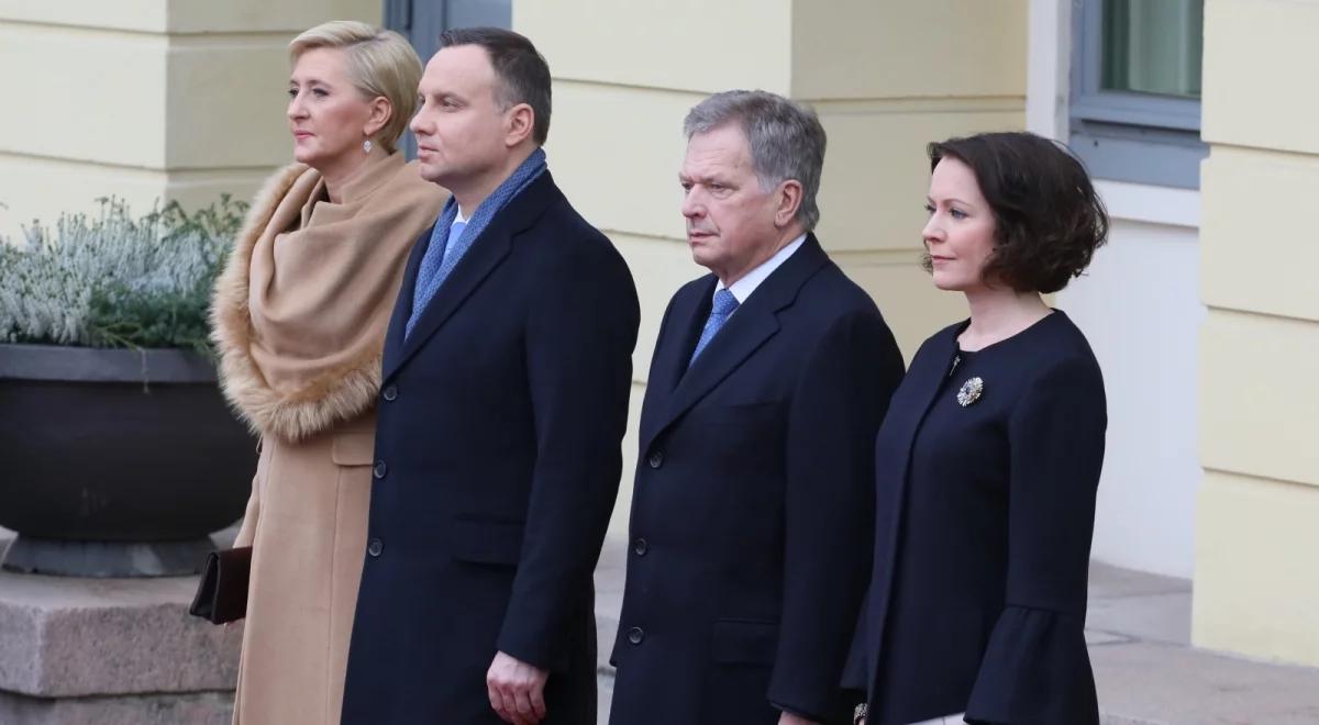 Prezydent w Finlandii. "Budujemy wspólną przestrzeń bezpieczeństwa"