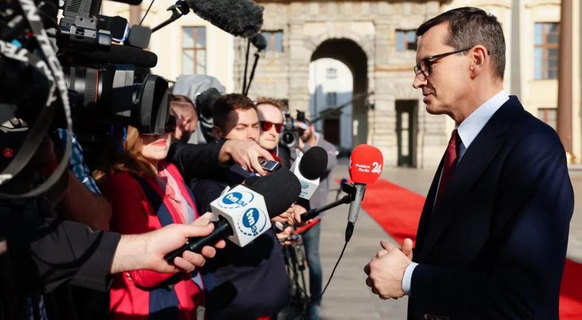 Premier Morawiecki: Rosja używa żywności jako broni i szantażuje Zachód