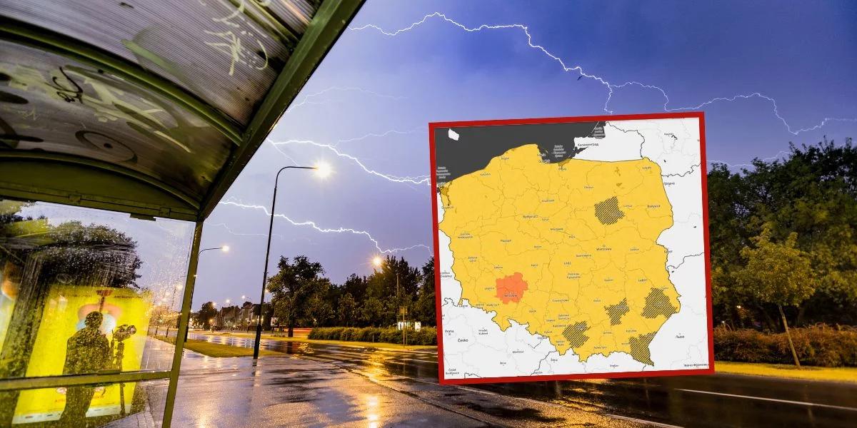 Nadciągają gwałtowne burze. Alert RCB w kilku województwach. "Zostań w domu, śledź komunikaty"