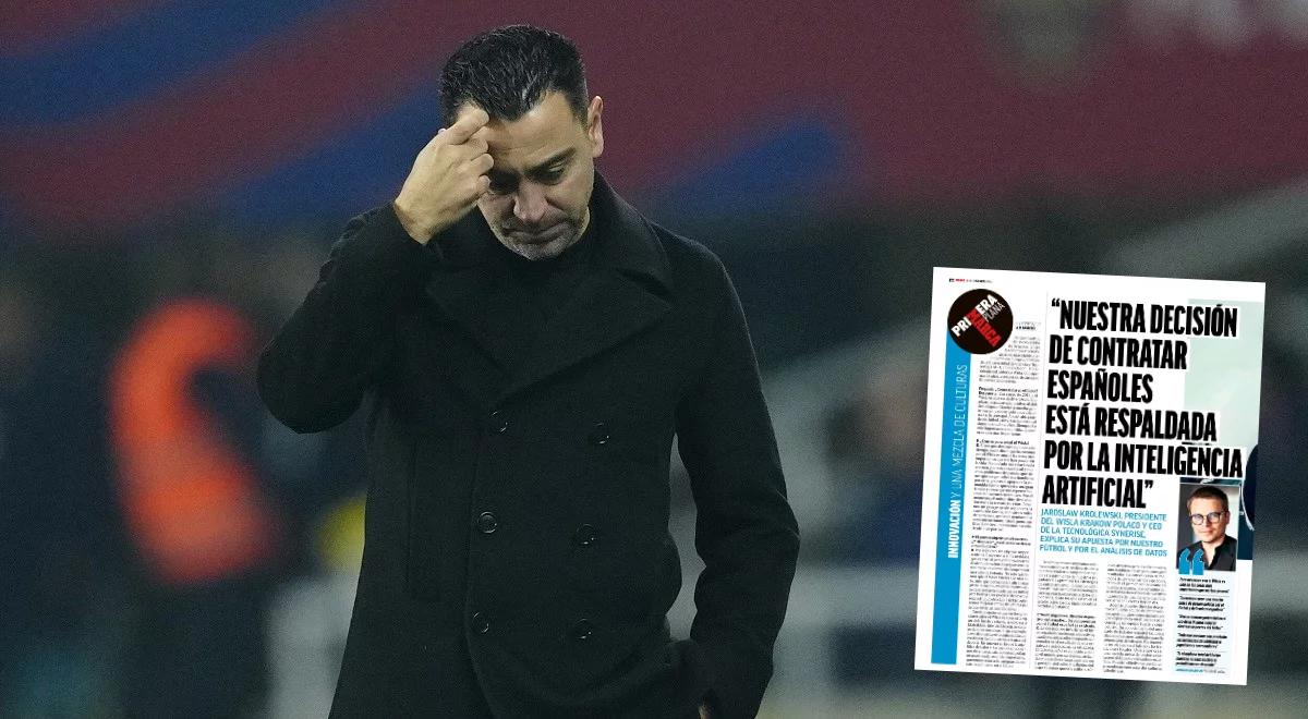 La Liga: Barcelona szuka następcy Xaviego. Z pomocą przyszedł prezes Wisły Kraków