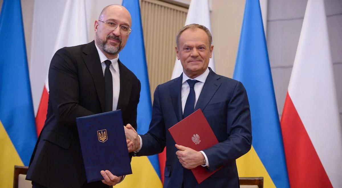 Tusk po spotkaniu z premierem Ukrainy. Mówi o "kroku do przodu"