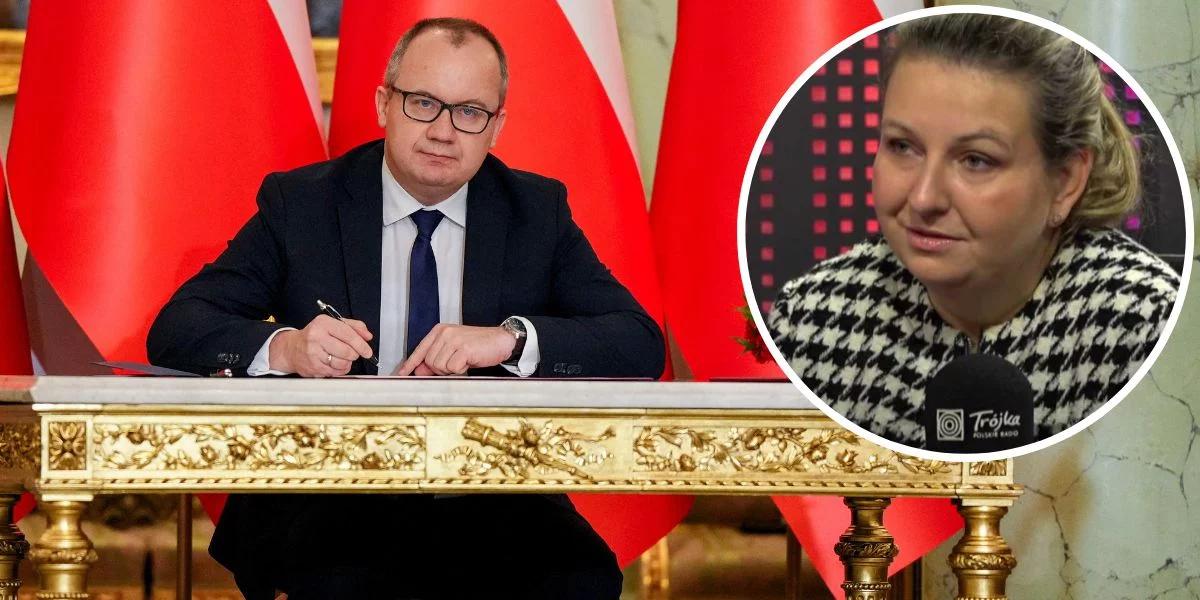 "To będzie szalenie groźnym precedensem". Paprocka krytykuje pierwszy projekt Bodnara