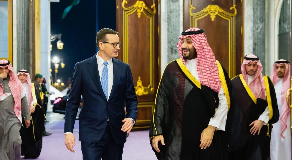 Premier Morawiecki: nasza współpraca z Arabią Saudyjską nie będzie sprowadzać się tylko do ropy