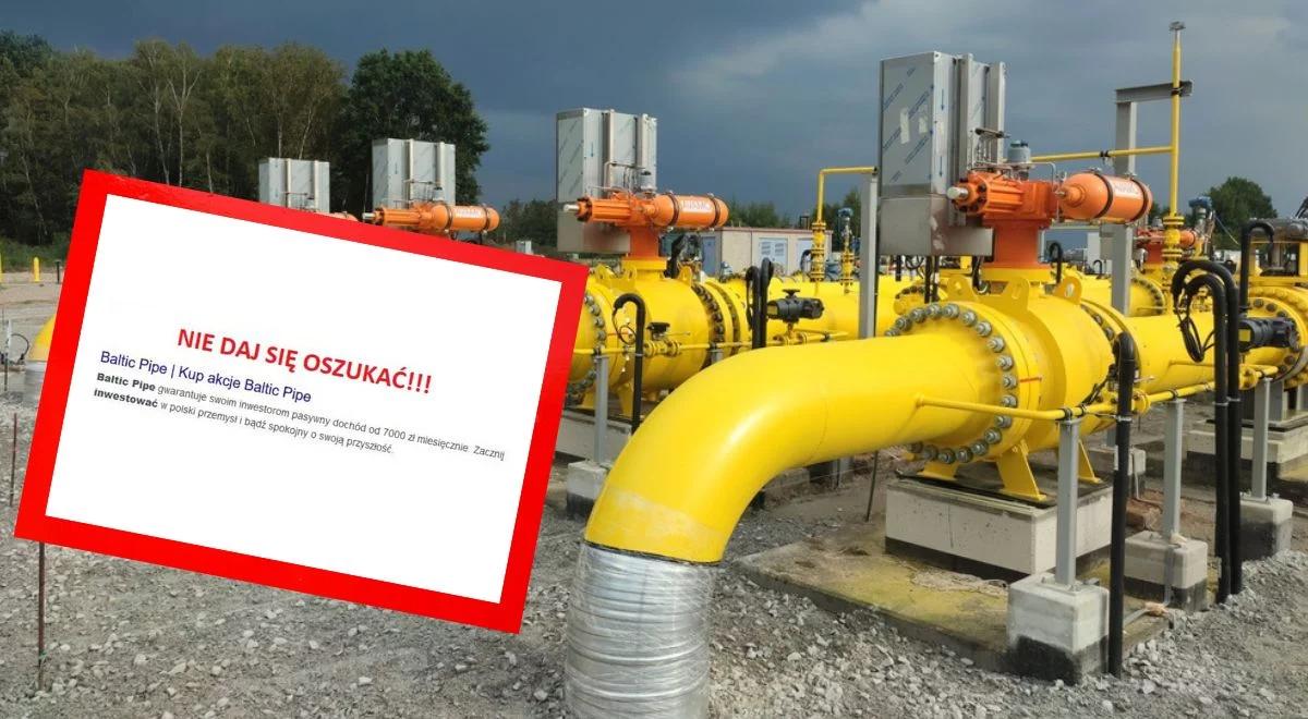 Oszustwa metodą na Baltic Pipe. Policja przestrzega przed złodziejami i apeluje o ostrożność