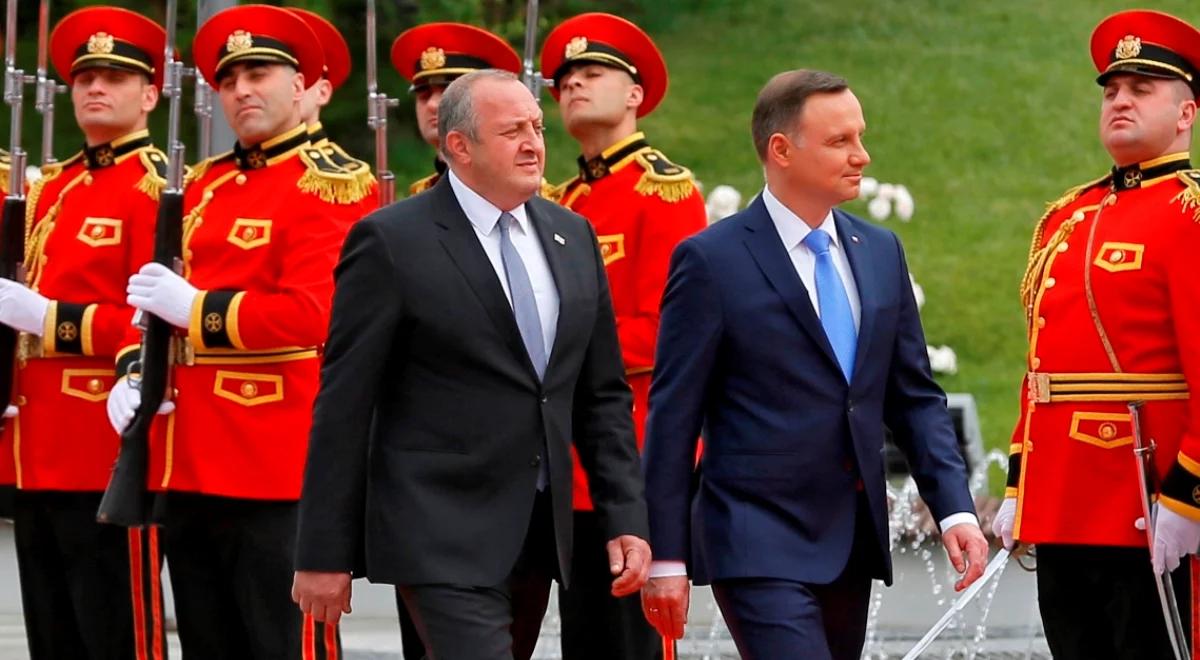 Prezydent Andrzej Duda: Gruzja może cały czas liczyć na współczesną Polskę