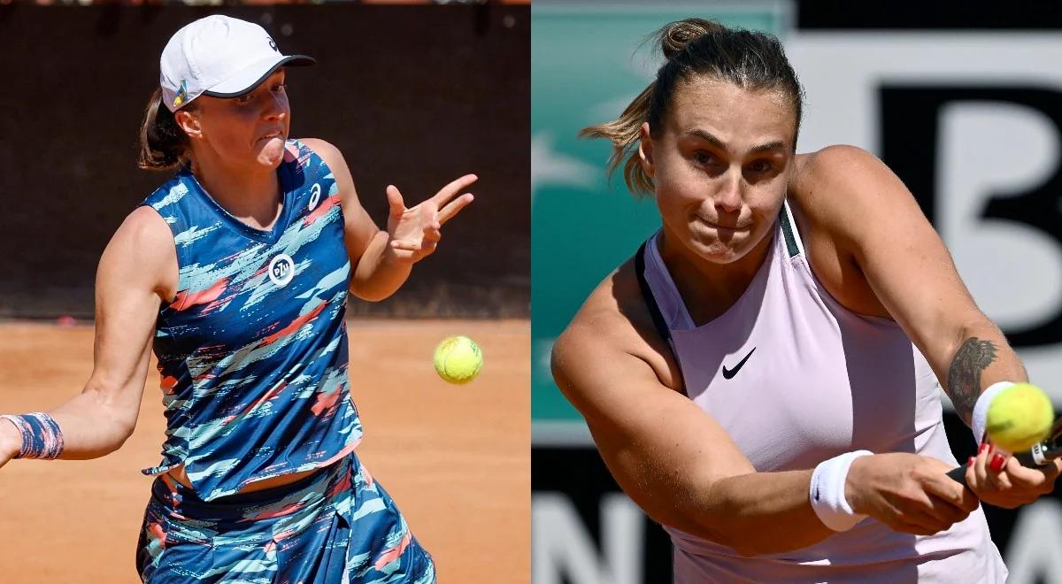 WTA Rzym: Świątek - Sabalenka, czyli powtórka ze Stuttgartu. Kiedy i o której półfinał?