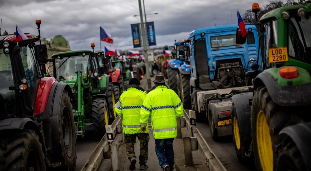 Protest rolników w Pradze. Premier Czech: to nie ma nic wspólnego z walką o lepsze warunki