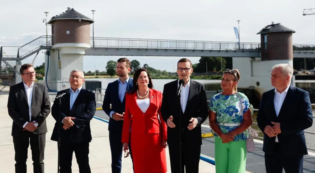 Mateusz Morawiecki: Odra mogłaby stać się kolejnym szlakiem transportowym