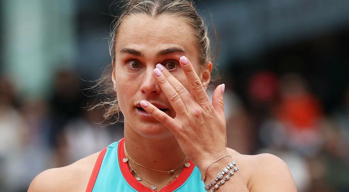 Słowami o Świątek wywołała burzę. Sabalenka przeprasza: żałuję