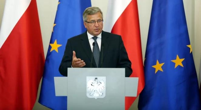 Mocne słowa prezydenta Komorowskiego: doszło do aktu agresji Rosji na Ukrainę