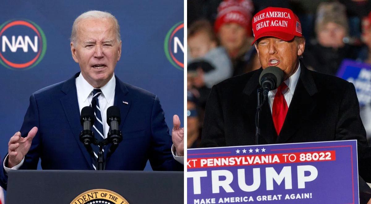 Wybory w USA. Notowania Bidena rosną, choć wciąż nieznacznie wyprzedza go Trump