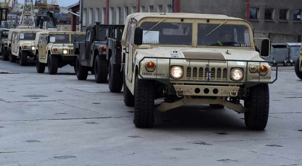 Ćwiczenia NATO. Test szpicy: rozładunek sprzętu bojowego