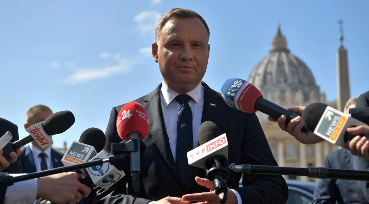 "Pandemia jest pod kontrolą". Prezydent o koronawirusie