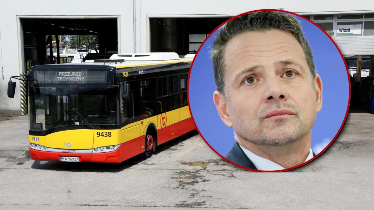 Pytania o rosyjski gaz w warszawskich autobusach. Trzaskowski zabrał głos