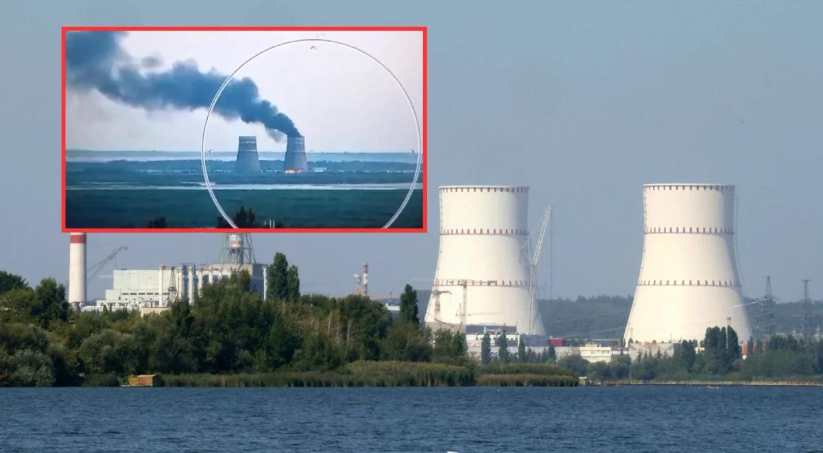 Pożar w Kurskiej Elektrowni Atomowej. Uderzył w nią ukraiński dron