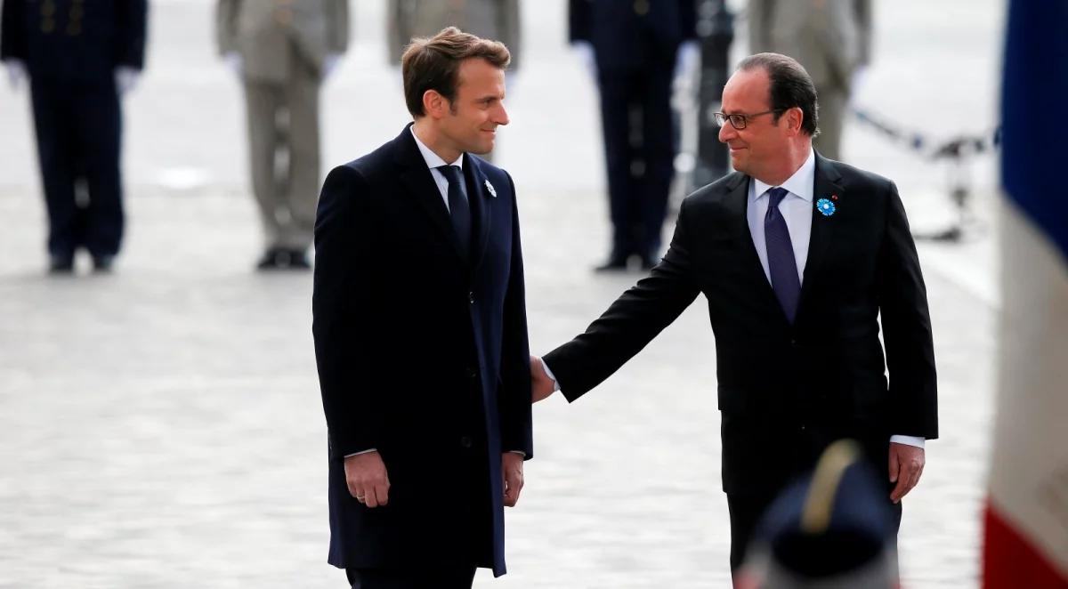Francja: powyborcza manifestacja i udział Macrona w oficjalnej ceremonii rocznicy zakończenia II wojny światowej