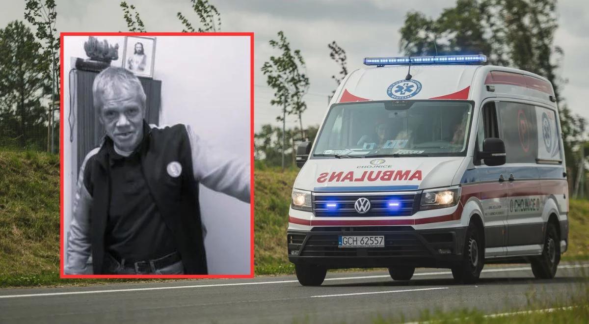 Ciężko chory, nieprzytomny i nieświadomy. Karetka odwiozła go z powrotem, zmarł