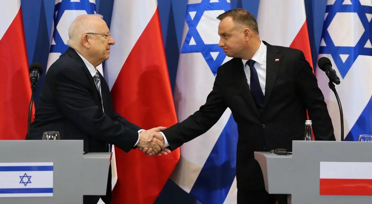 Prezydent Izraela: chcielibyśmy podać dziś rękę narodowi polskiemu