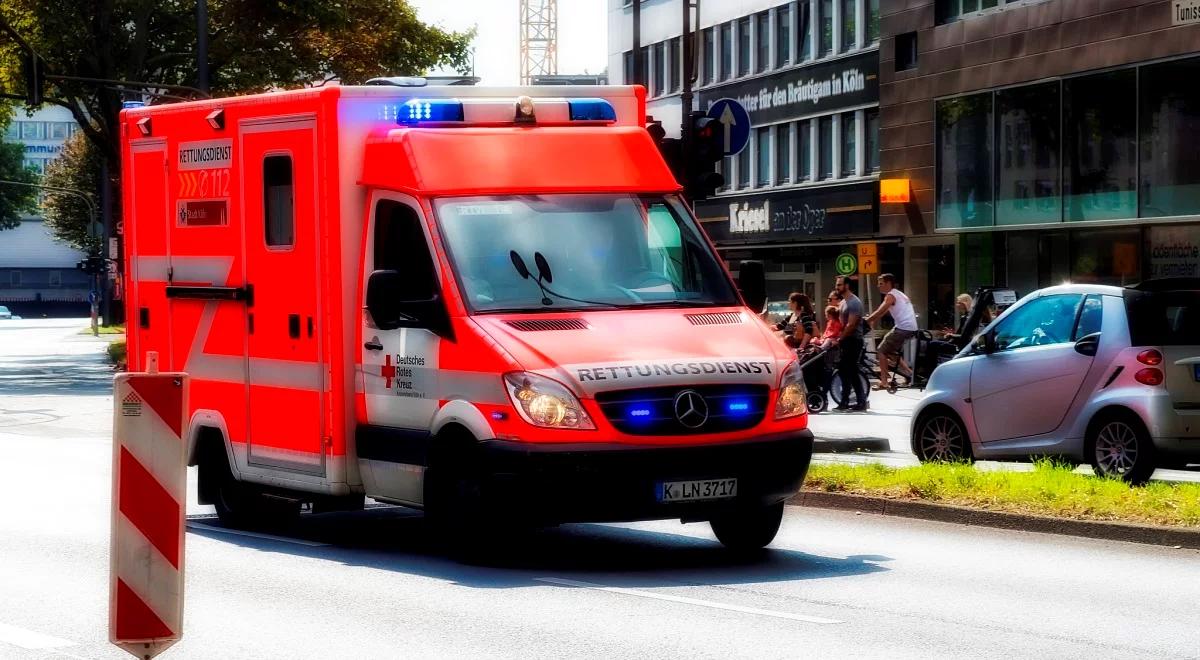 Niemcy: wypadek polskiego busa. 11 osób rannych