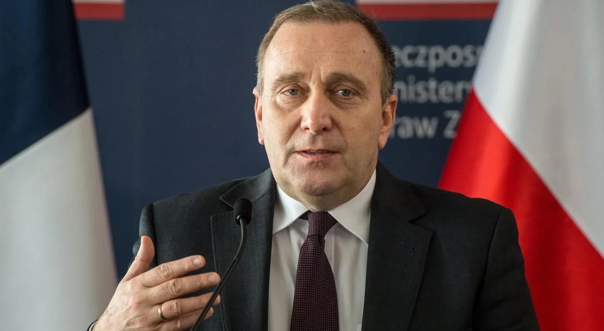 Szef MSZ Grzegorz Schetyna: w Rosji historia staje się zakładnikiem polityki