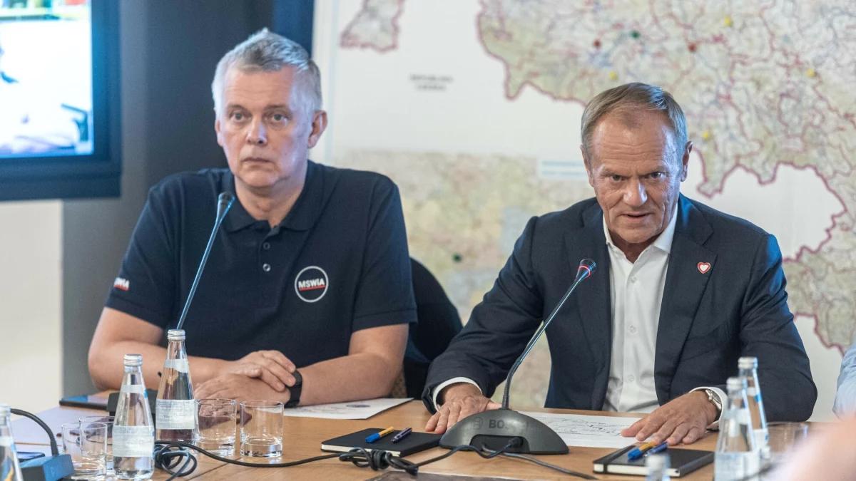 Zagrożenie podtopieniami. Zbiera się sztab kryzysowy z udziałem Donalda Tuska