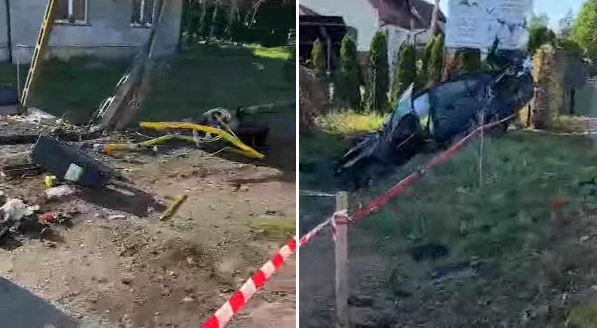 Śmiertelny wypadek w Pieckach. Pijany kierowca wjechał na chodnik