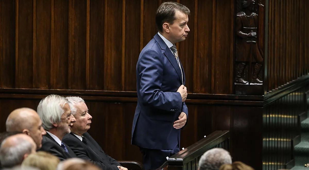 Sejm odrzucił wniosek o wotum nieufności wobec szefa MSWiA Mariusza Błaszczaka