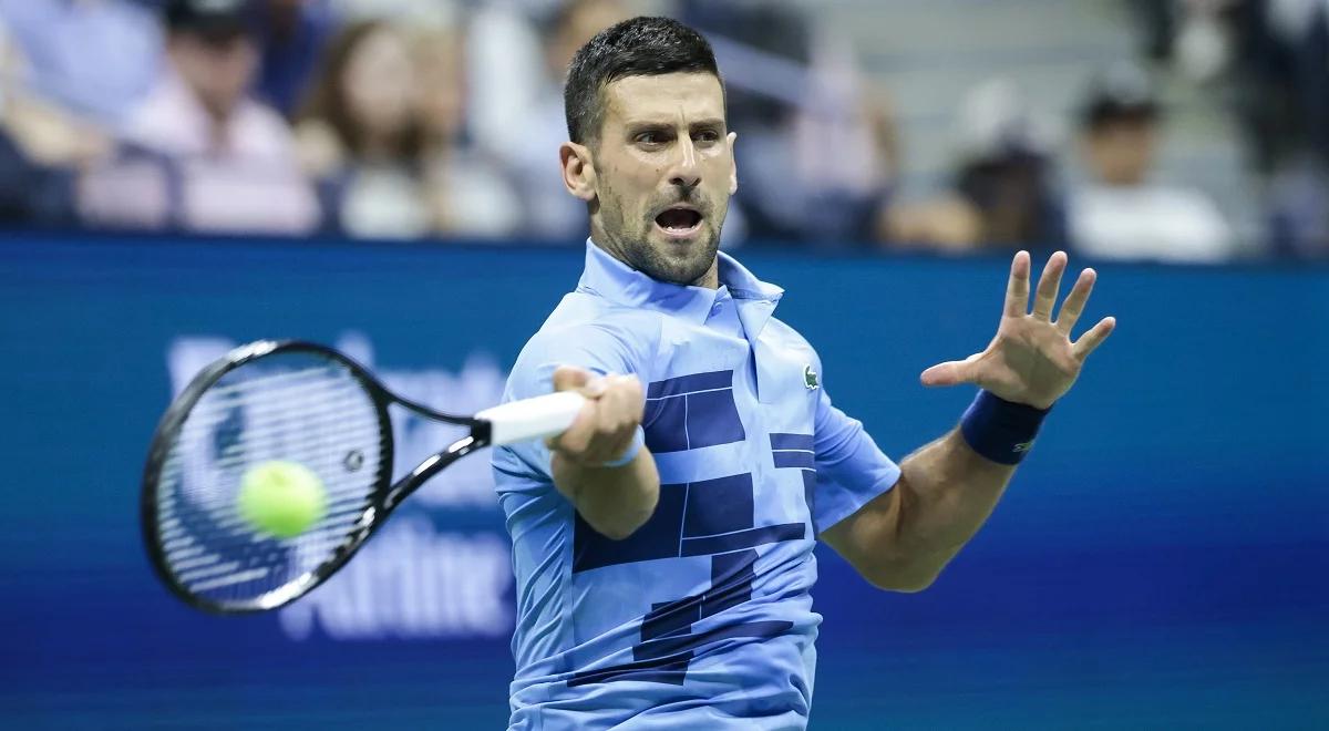 US Open. Novak Djoković zrobił pierwszy krok w kierunku 25. tytułu. Wpadka Holgera Rune