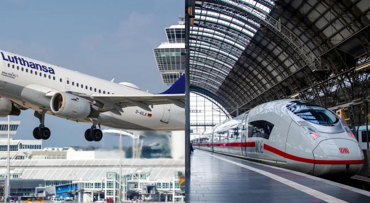 Dwa wielkie strajki w Niemczech. Maszyniści chcą krócej pracować, personel Lufthansy - lepiej zarabiać