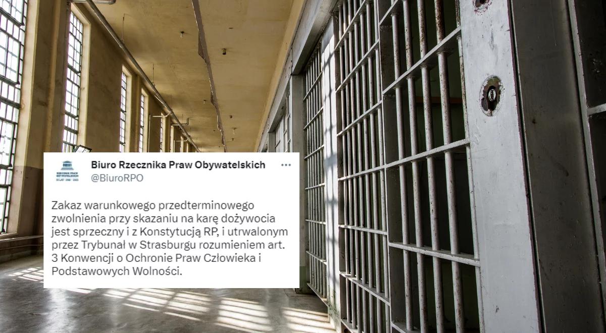 RPO przeciwny karze bezwzględnego dożywocia. Wiceminister Warchoł: kary nie mogą rozzuchwalać