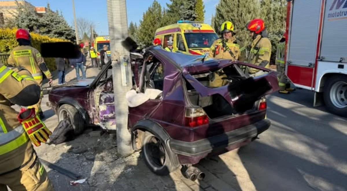 Tragiczna kraksa w Poznaniu. Nie żyje 17-latek