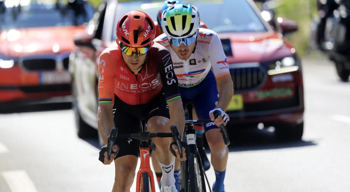 Tour de France. Michał Kwiatkowski na podium. Polak walczył do ostatnich metrów