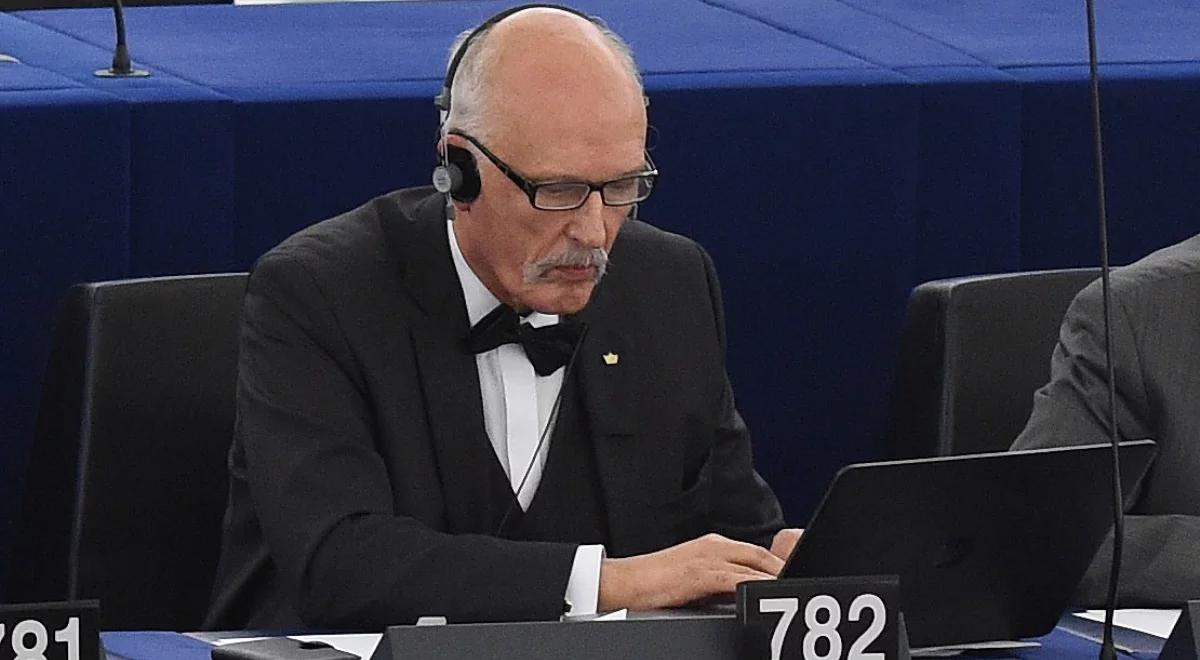 Debata w PE o Polsce. Janusz Korwin-Mikke: chcieliście demokracji, to ją macie