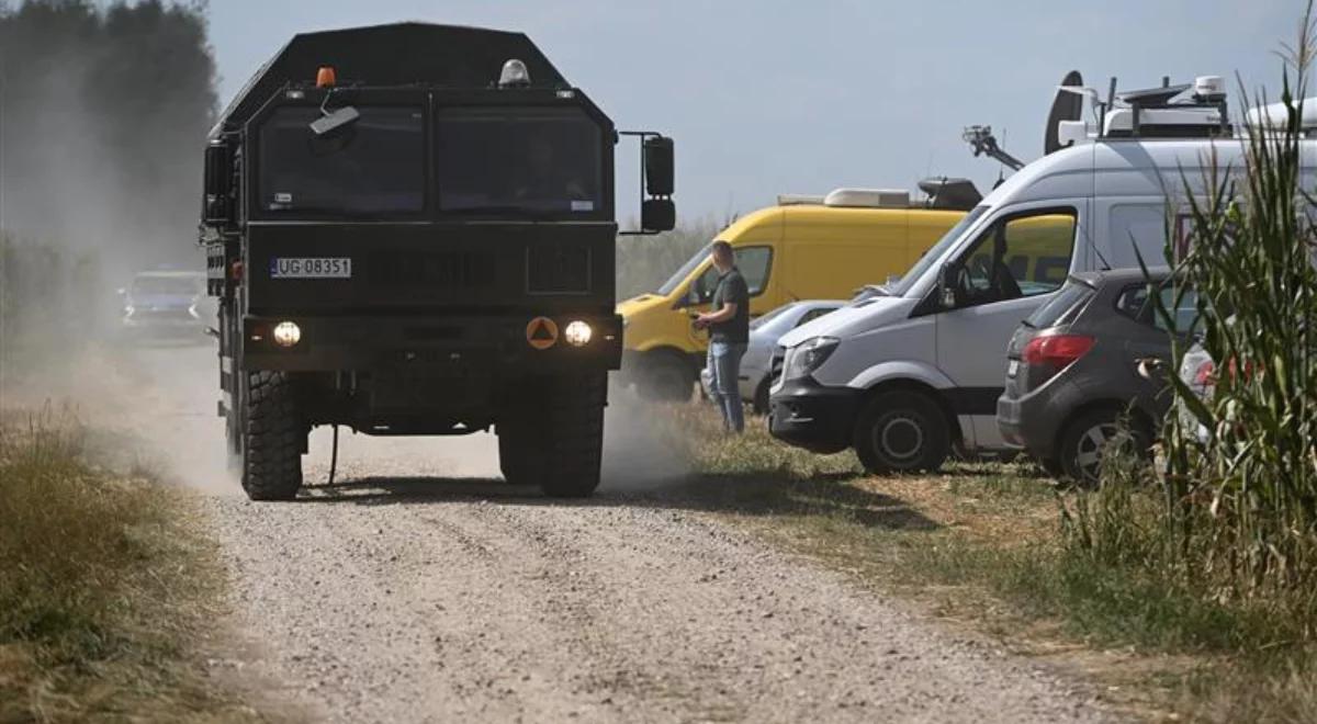 Wybuch w Osinach. Wiceszef MSZ: dron mógł nadlecieć z Ukrainy
