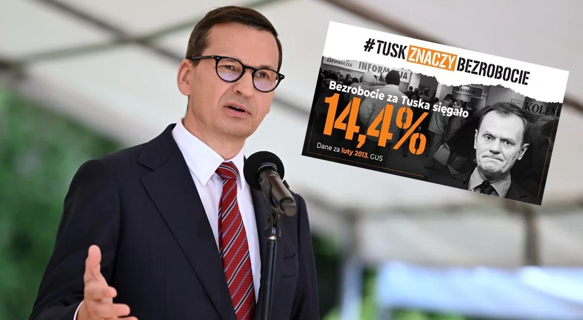  "Partacze chcą wrócić do władzy". Premier Morawiecki o ambicjach i dokonaniach PO