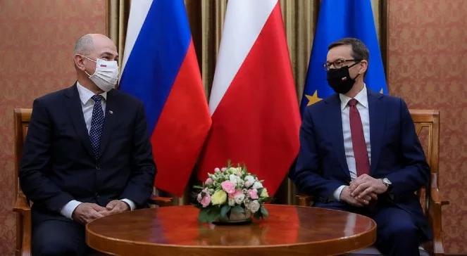 Spotkanie premierów Polski i Słowenii. Rozmowy o pandemii, bezpieczeństwie i współpracy w UE