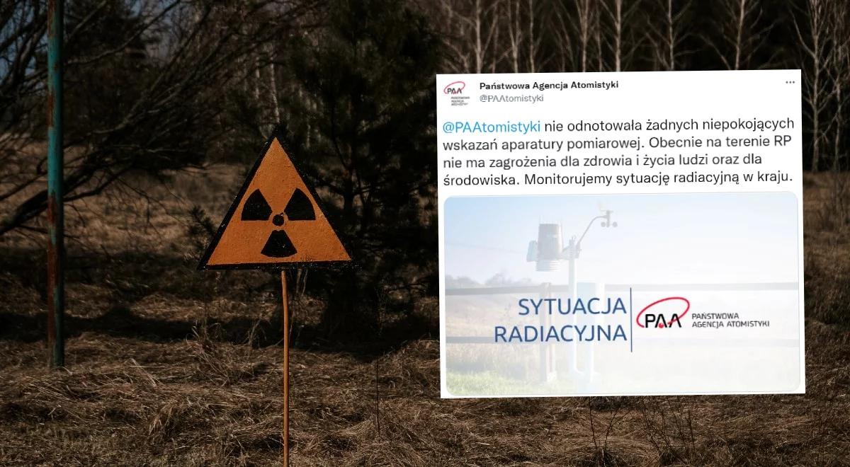 Nowy komunikat Państwowej Agencji Atomistyki. "Nie ma zagrożenia dla zdrowia i życia"