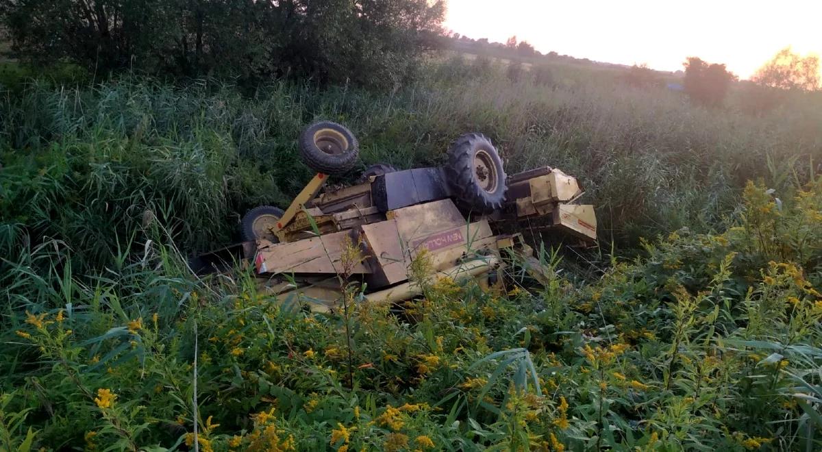 Tragiczny wypadek w Lubelskiem. Zmarł rolnik przygnieciony przez kombajn