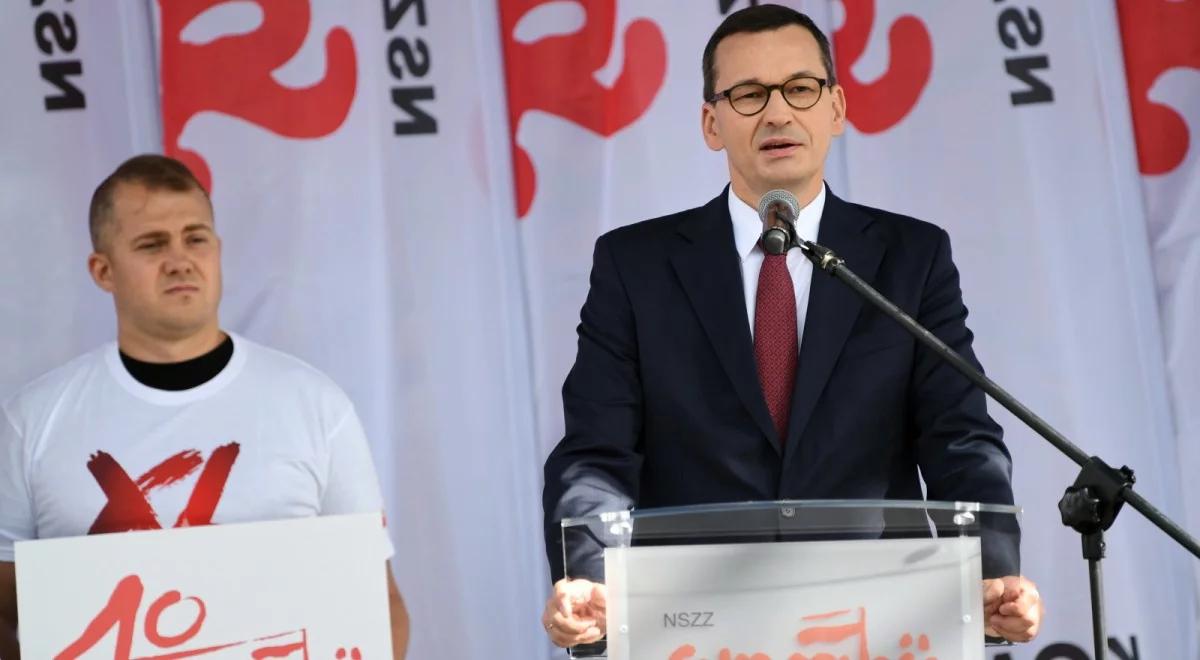 Premier: tak jak Polacy w 1980 roku, Białorusini walczą o wolność, demokrację i suwerenność