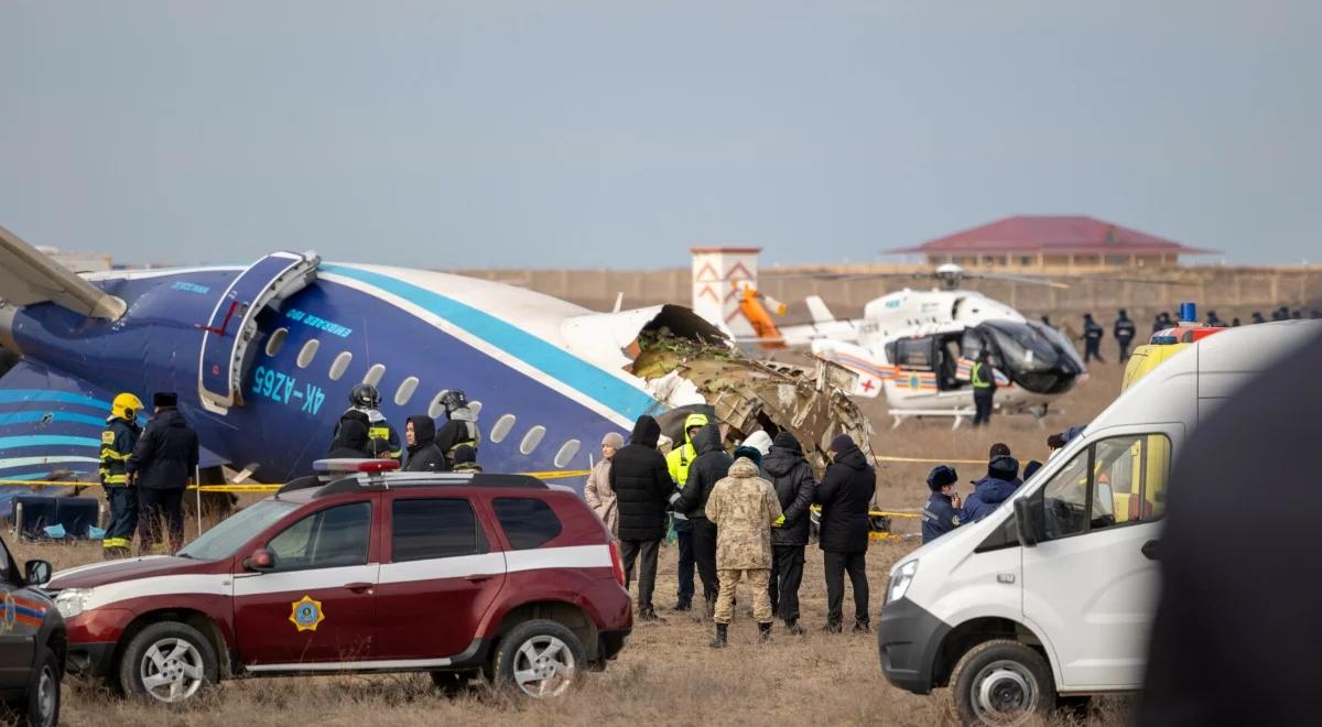 "Mają fragment rosyjskiej rakiety". Jest raport o katastrofie samolotu w Aktau