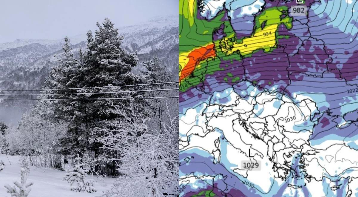 Śnieg i silny wiatr. IMGW prognozuje: szykuj się na powrót zimy