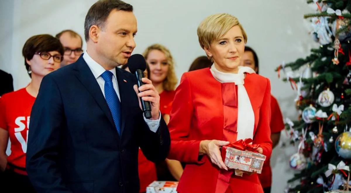 Para prezydencka przygotowała Szlachetną Paczkę dla matki ośmiorga dzieci