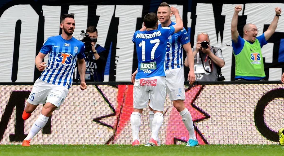 Ekstraklasa: Lech wygrał z Pogonią i nie pozwala uciec Jagiellonii