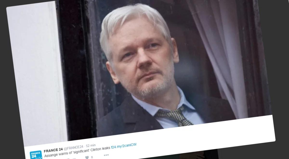 Wikileaks opublikuje dokumenty o Hillary Clinton. Czy to pogrąży kandydatkę Demokratów?