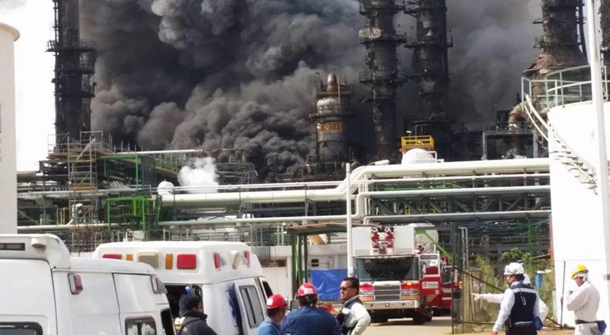 Meksyk: potężna eksplozja w zakładach petrochemicznych. Rośnie liczba ofiar