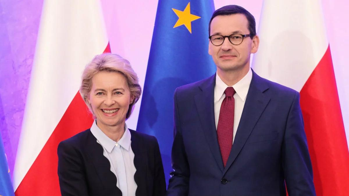 Premier przywitał Ursulę von der Leyen. "Cieszę się na naszą współpracę"