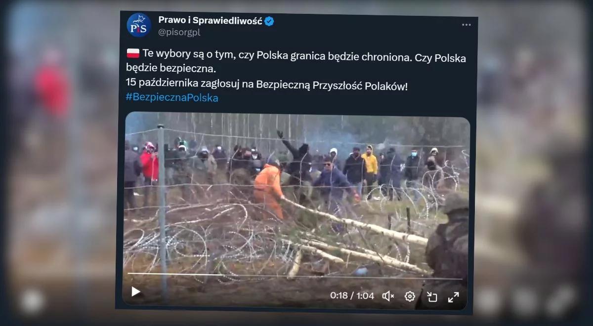 "Te wybory są o tym, czy Polska granica będzie chroniona". Zobacz nowy spot PiS