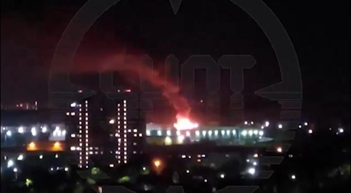 Ogromny pożar w obwodzie moskiewskim. "Słychać było eksplozje"