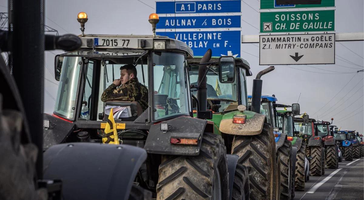 Kolejny dzień protestu rolników we Francji. Zapowiadają "oblężenie" Paryża